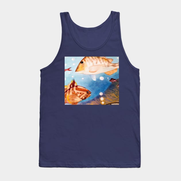 Deep Below The Sea Tank Top by ocsjake613